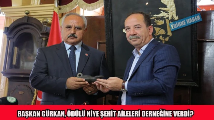 En büyük ödül Edirne Belediyesine