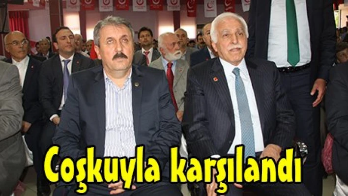 Coşkuyla karşılandı
