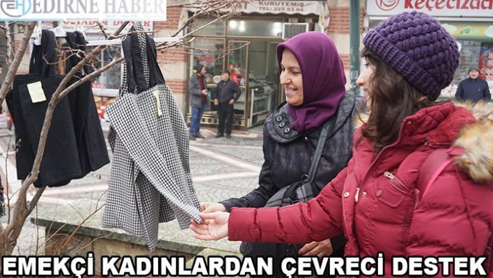 Emekçi kadınlardan çevreci destek