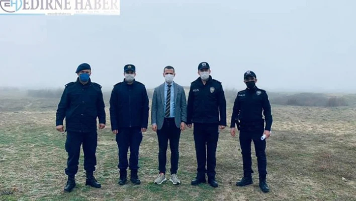 Göktaş sınır hattında incelemede bulundu