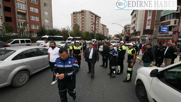 Minibüsçülerden Büyükşehir Belediyesine tepki