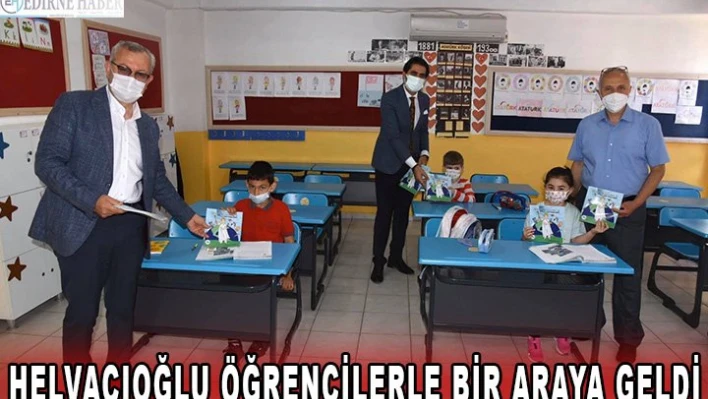Helvacıoğlu öğrencilerle bir araya geldi