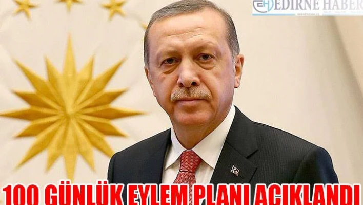 Cumhurbaşkanı Erdoğan '100 Günlük Eylem Planı'nı açıklıyor 