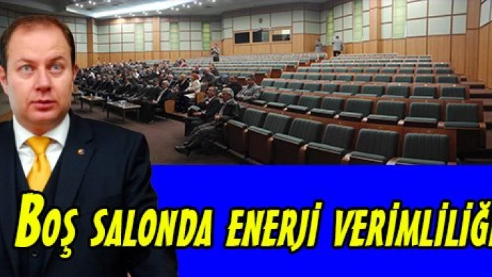 Boş salonda enerji verimliliği