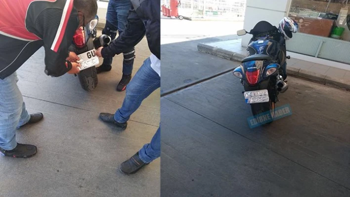Plakasını kapattı, cezayı yedi