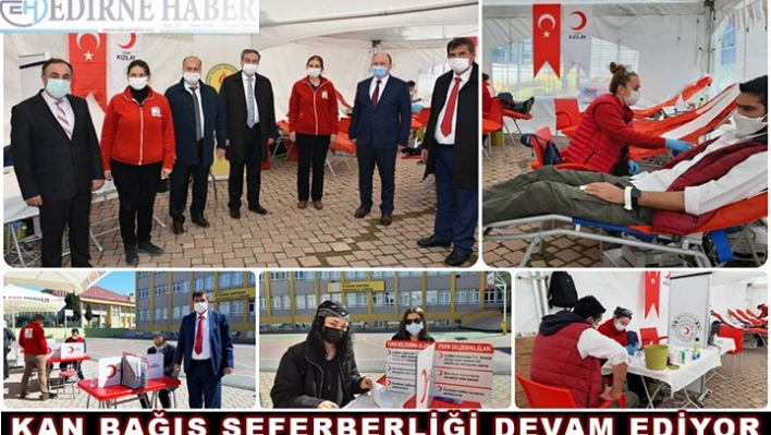 Kan bağış seferberliği devam ediyor