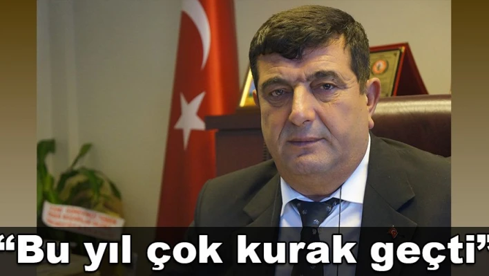 Üretici yağmur bekliyor