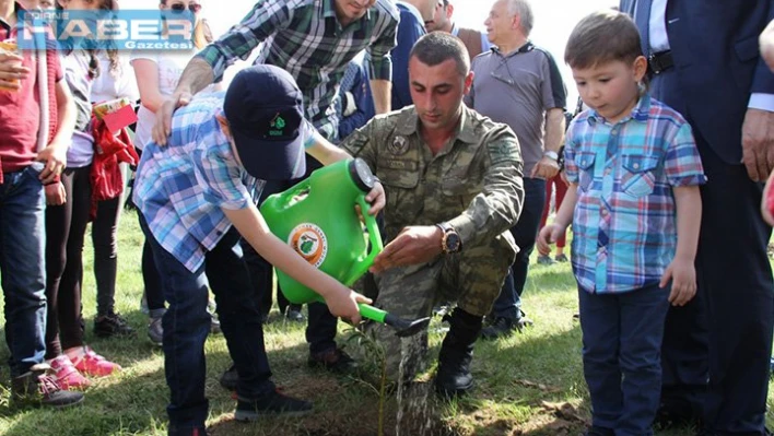 Hatıra ormanı oluşturuldu