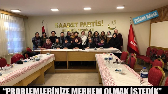 'Kendinizi özel hissedin istedik'