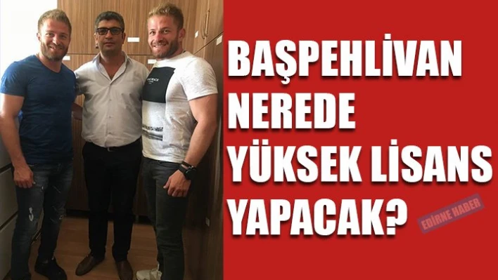 Yüksek Lisansa başvurdu