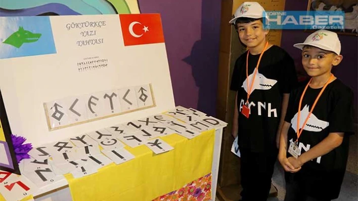 Göktürkçe tahta projesi hazırladı