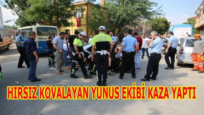 Görev başında kaza yaptılar