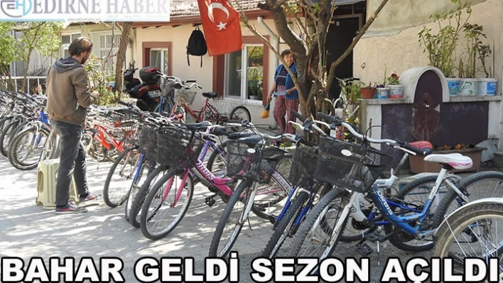 Baharın gelmesiyle sezon açıldı