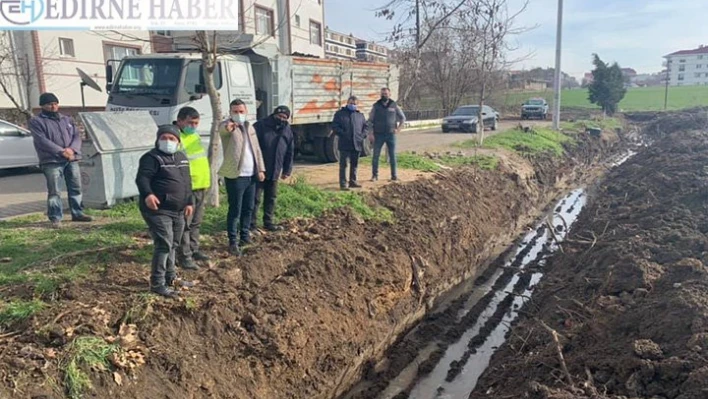 Taşkın koruma çalışmaları yapıldı
