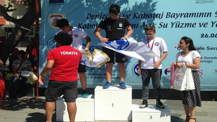 Yarışmada 3.oldu