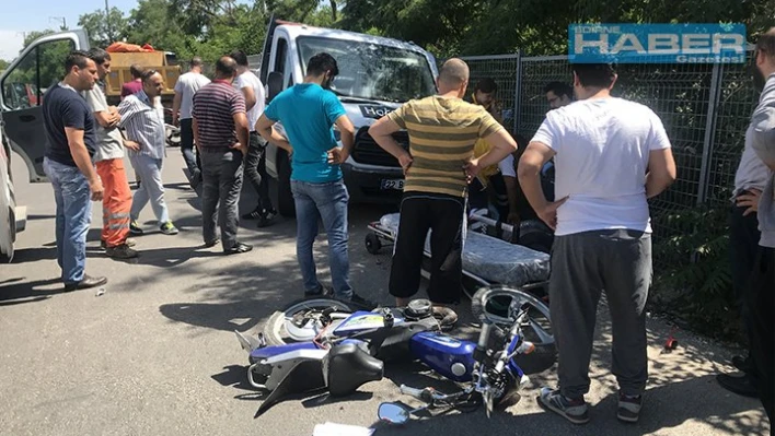 Trafik kazası 1 yaralı