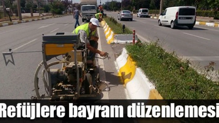 Refüjler boyanıyor