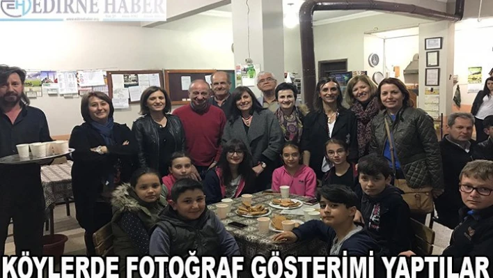 EFOD'tan köylerde fotoğraf gösterimiÂ 