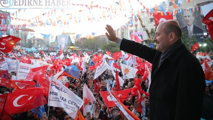 İçişleri Bakanı Soylu, Tekirdağ'da