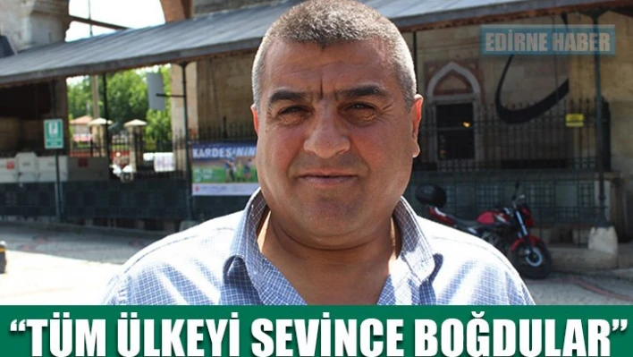 'Türk'ün gücünü gösterdiler'