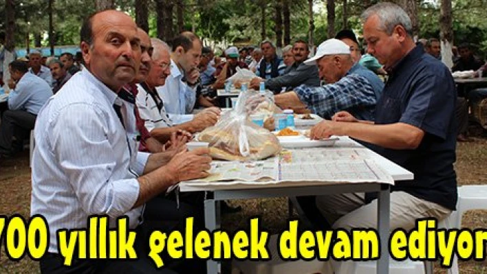 700 yıllık gelenek devam ediyor