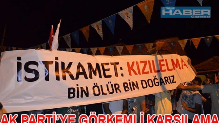 AK Parti'ye görkemli karşılama