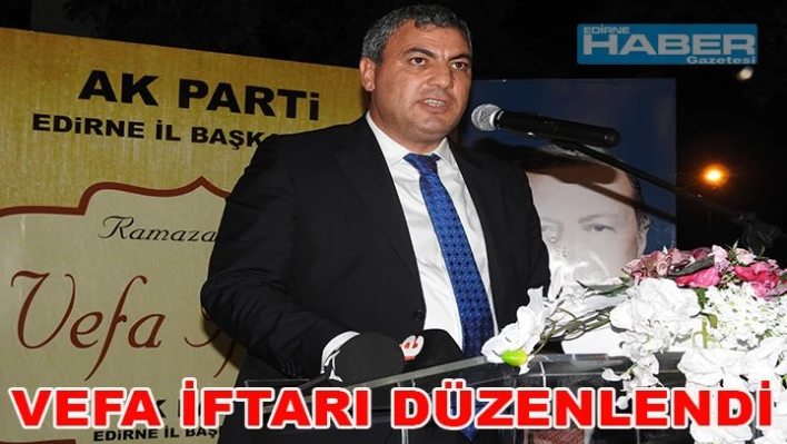 â€˜Vefa İftarı düzenlendi