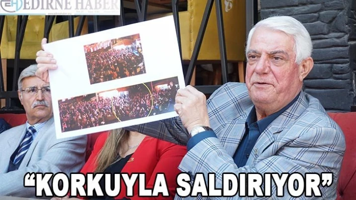 'Korkuyla saldırıyor'