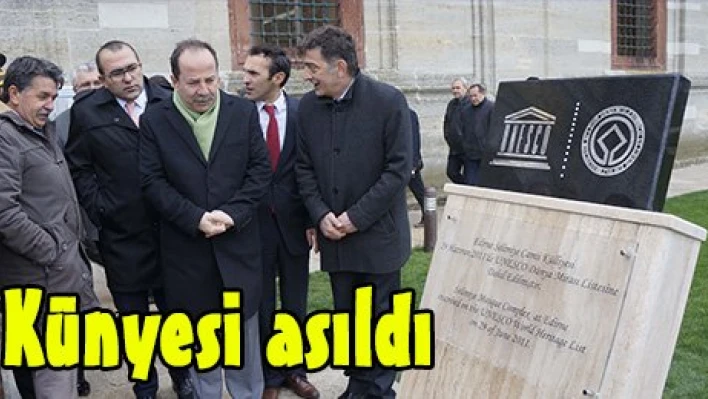 Künyesi asıldı