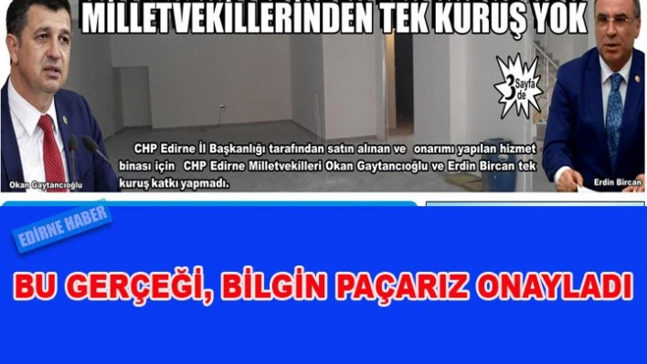 Milletvekilleri katkı yapmadı mı?