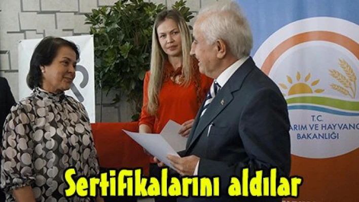 Sertifikalarını aldılar