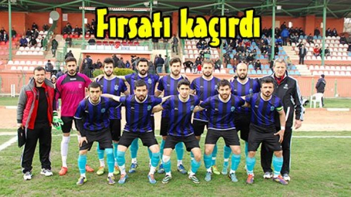 Fırsatı kaçırdı