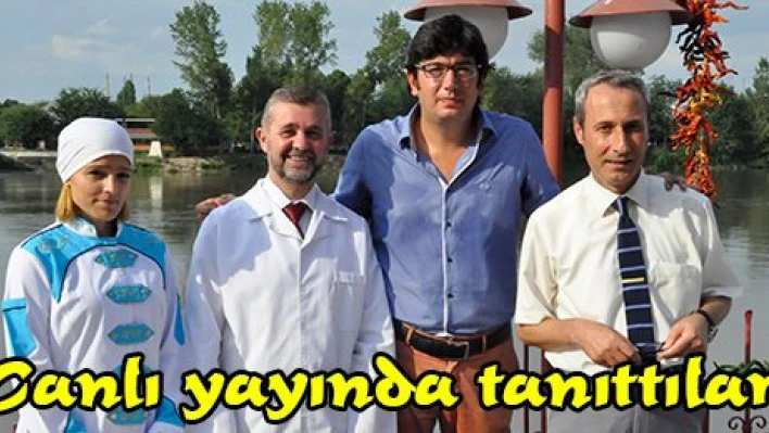 Canlı yayında tanıttılar