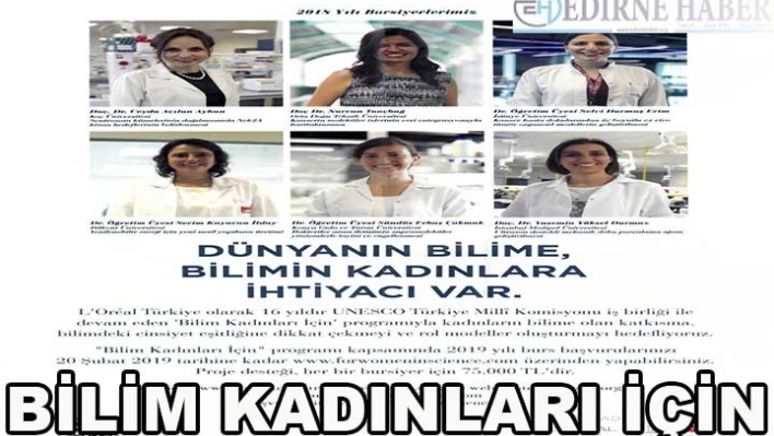 Bilim kadınları için