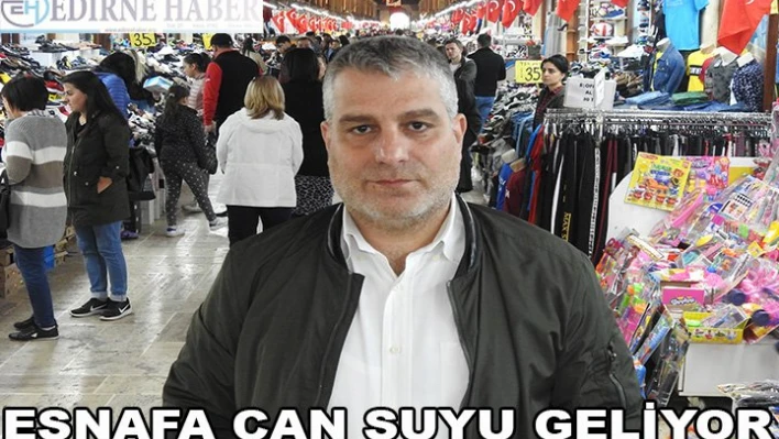 Esnafa can suyu geliyor