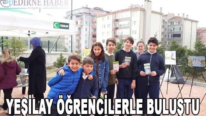 Yeşilay öğrencilerle buluştu