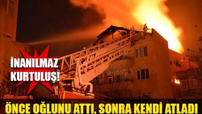 Atlayarak kurtuldular