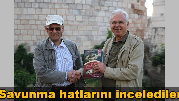 Savunma yapılarını gezdiler