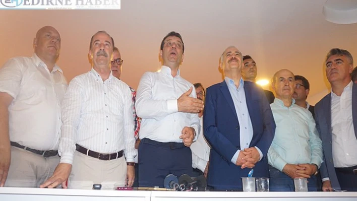 İBB Başkanı İmamoğlu Kırkpınar İçin Edirne'ye Geldi
