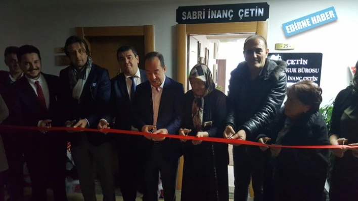 ÇETİN Hukuk Bürosu açıldı