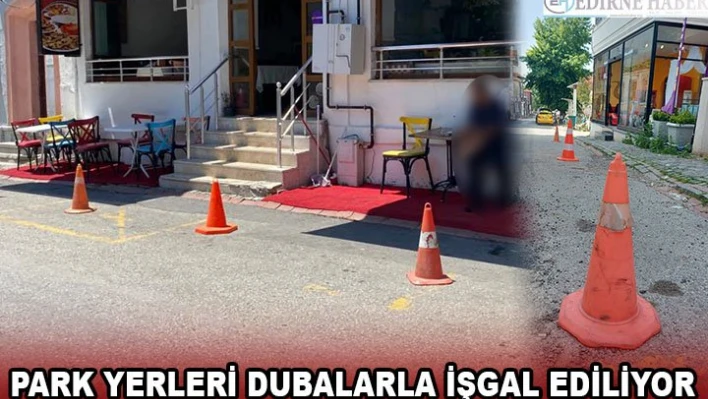 Park Yerleri Dubalarla İşgal Ediliyor