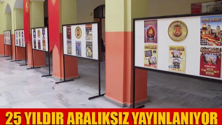 Edirne Liseliler Dergisi 25 yaşında