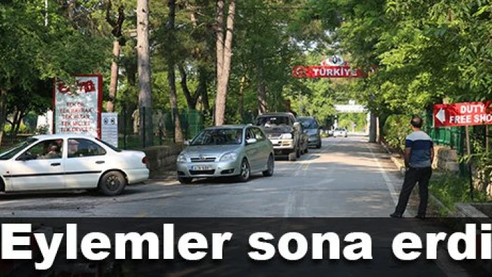 Araç geçişleri başladı