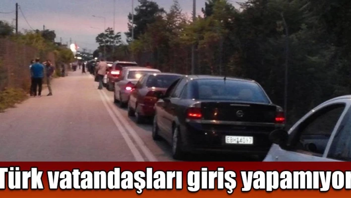 Türk vatandaşlarına çıkış yok