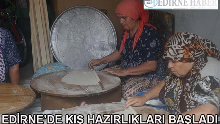 Edirne kışa hazırlanıyor