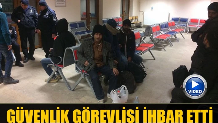Tren garında yakalandılar