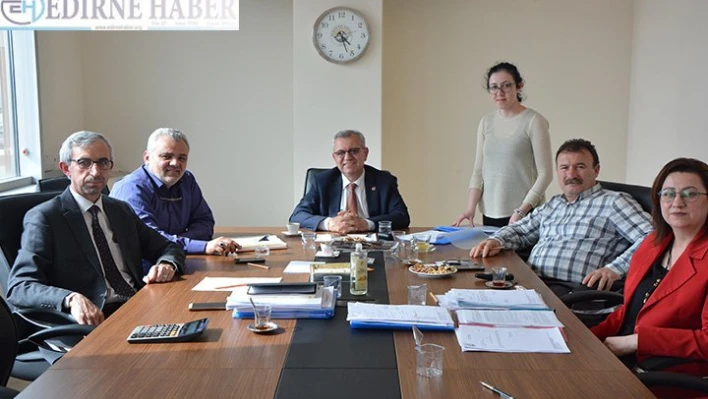 Helvacıoğlu, encümen toplantısına katıldı