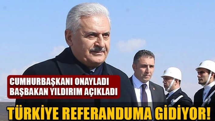 Referandum tarihini açıkladı