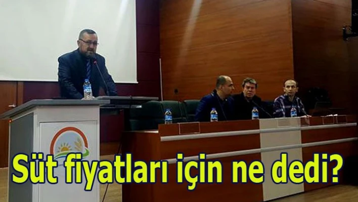 'Süt fiyatları düzelecektir'