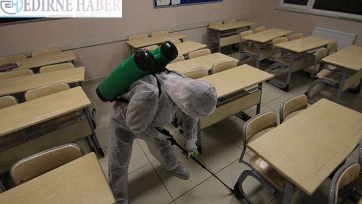 Okullar, öğrencilerin ürettiği temizlik malzemeleriyle dezenfekte ediliyor